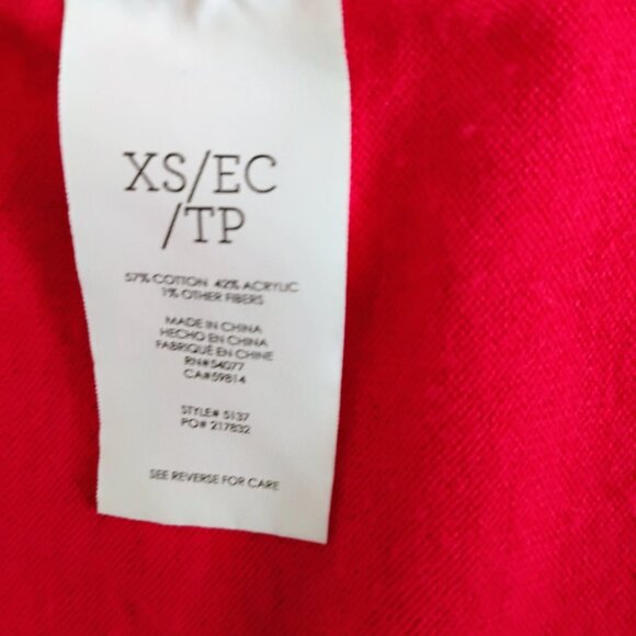 Gabi Woman's Red Hoodie size XS - Picture 7 of 7